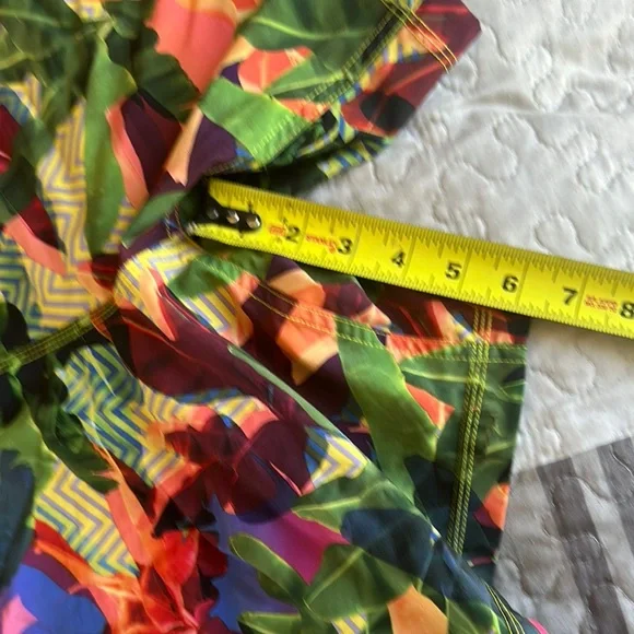 Saxx swim shorts Colorful Leaf Pattern Swim Shorts - Picture 8 of 8